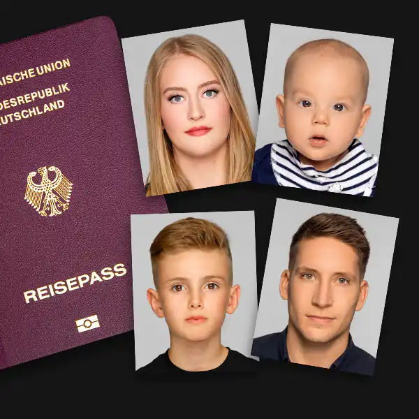 biometrische Passbilder und Visumbilder